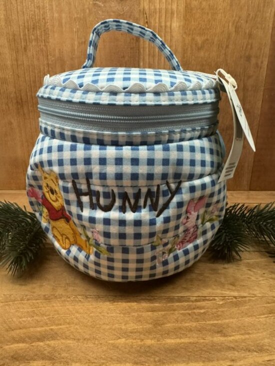 Vera Bradley Accessories - Vera Bradley Gingham Honey Pot Cosmetic Case- NEW!